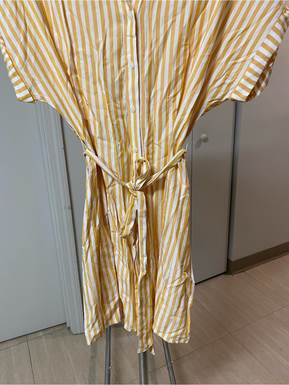 Forever 21 Yellow and White Striped Dress - Picture 7 of 10